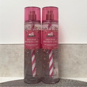 NWT BBW Milk Bar Birthday Cake Fragrance Mist Set